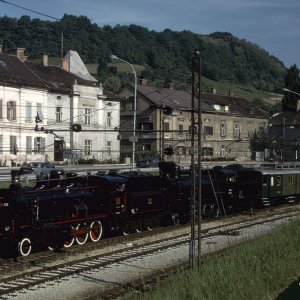 Dampflokomotiven bei Maribor