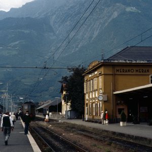 Bahnhof Meran um 1980