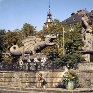 Lindwurmbrunnen Klagenfurt