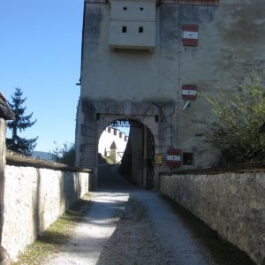 Burg Strechau- Zugangsbereich