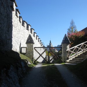 Burg Strechau- Eingangsbereich