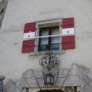 Burg Strechau- Detail Fassade