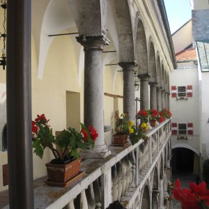 Innenhof, Burg Strechau