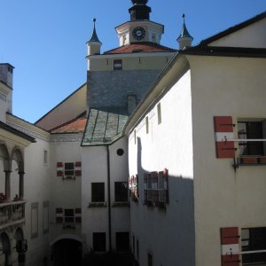 Innenhof, Burg Strechau