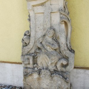 Barocker Grabstein - Friedhof in Maissau im Weinviertel