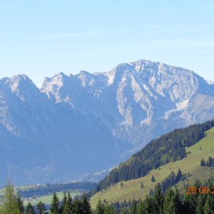 Hoher  Göll 2522 m üdM  Ostansicht