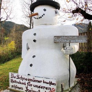 Weltrekord-Schneemann