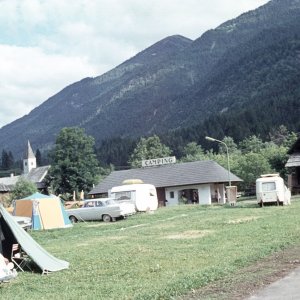 Campingplatz in den Bergen