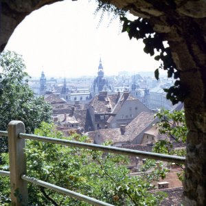 Blick vom Schlossberg Graz