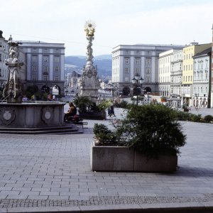 Linz Hauptplatz 1970er-Jahre