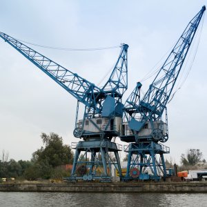 Verladekräne im Hafen