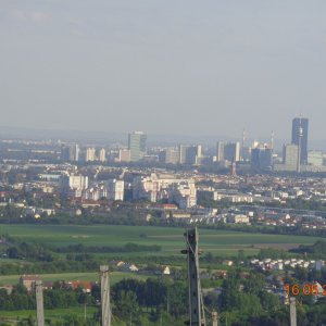 Blick auf Wien vom Bisamberg