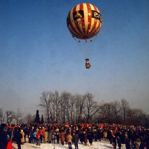 Ballonfahrt Steyr um 1970