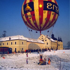 Ballonfahrt Steyr um 1970