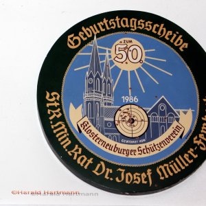 Geburtstagsscheibe 1986