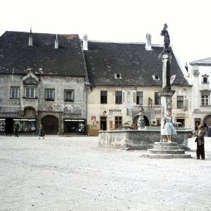 Eggenburg, Stadtplatz, 1960er-Jahre