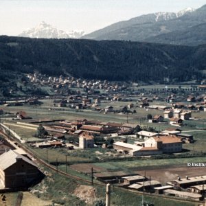 Blick auf den Bahnhof Hötting