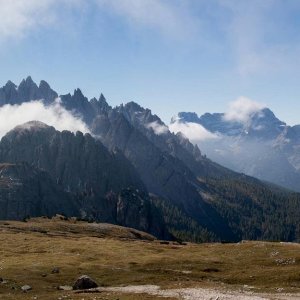 Blick von den Drei Zinnen