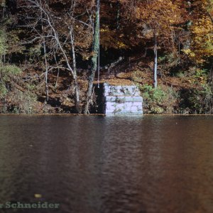 Reste der zweiten Marienbrücke