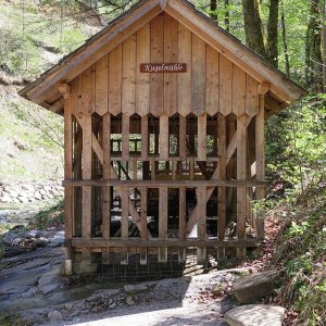 Die Kugelmühle in der Nothklamm bei Gams