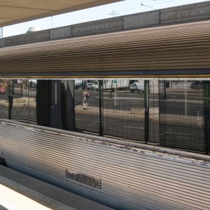 Zug im Lissaboner Bahnhof