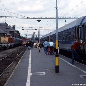 Bahnhof Szeged um 1990