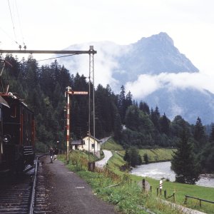 Bahnhof Bad Aussee, Ausfahrt Richtung Bad Ischl-Attnang