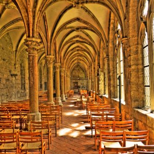 Der Kreuz-und Lesegang des Klosters Walkenried.