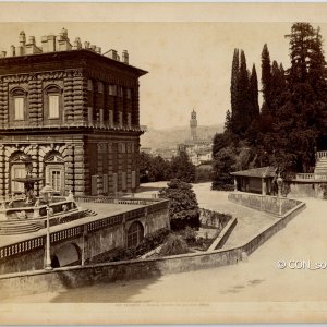 florenz - blick aus den boboli gärten auf florenz