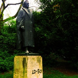 Johann Wolfgang von Goethe in München, das neue Goethe Denkmal