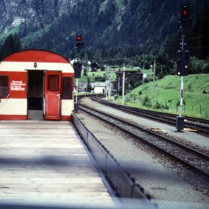 Autoschleuse Tauernbahn altes Portal Böckstein