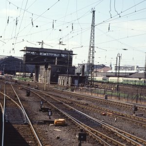 Bahnhof Leipzig der Deutschen Reichsbahn.