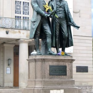 Goethe-Schiller-Denkmal in Weimar