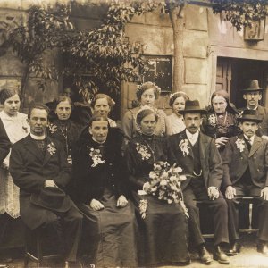 Hochzeit in Tracht, Oberösterreich