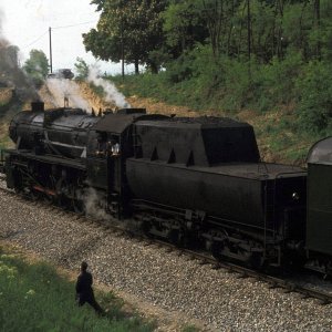 Dampflokomotive 520.050 der GySEV bei Müllendorf