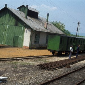 Museumseisenbahn Nagycenk bei Sopron in Ungarn