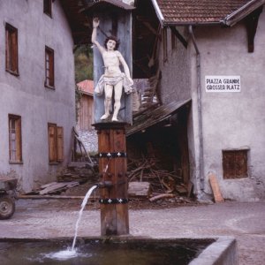 ehemaliger Sebastian-Brunnen in Schluderns