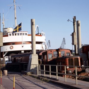 Bahnfähre in Helsingborg - Schweden