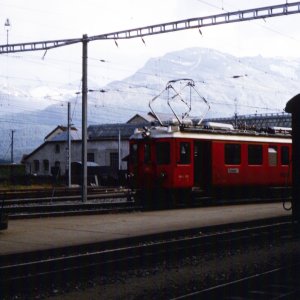 Eisenbahnmotiv Schweiz