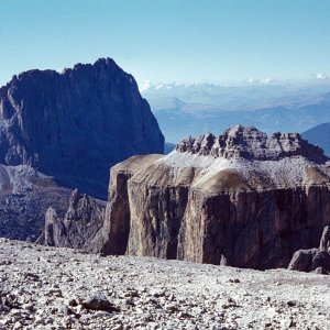 Piz Ciavazes in der Sellagruppe Dolomiten