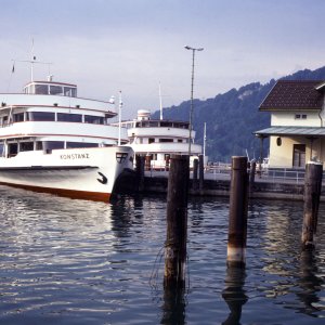 Schiff "Konstanz" Hafen Bregenz