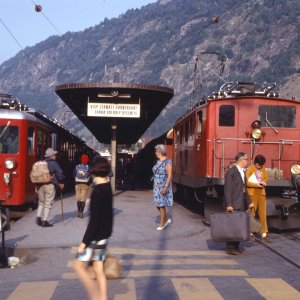 Bahnhof Brig der Brig-Visp-Zermatt-Bahn (BVZ)