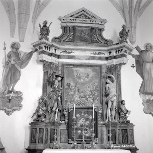 Schnauders, St. Georg, Seitenaltar, Vierzehn Nothelfer