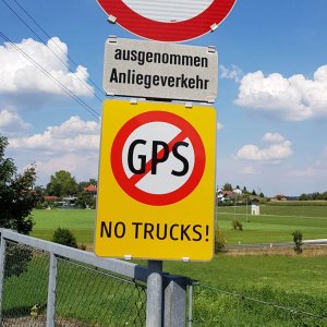 GPS NO TRUCKS!