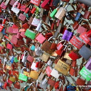 Liebesschlösser Salzburg Makartsteg