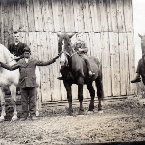 Porträt Bauernfamilie