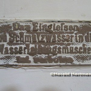 Eingießen verboten