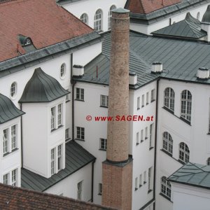 Detail Innenhof der Universität, Innsbruck