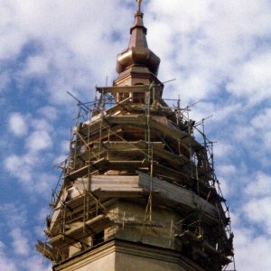 Königstetten, Renovierung Kirchturm