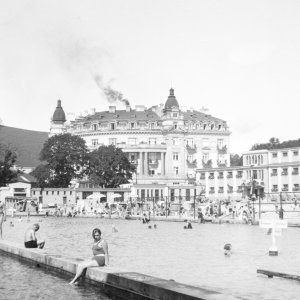 Thermalstrandbad Baden, Sommer 1930